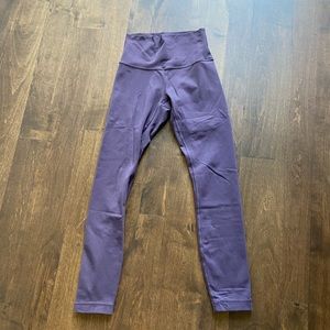 Lululemon Dark Purple Wunder Under 23” Leggings